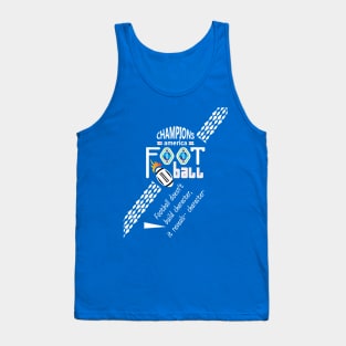 pattern desing of foot ball Tank Top